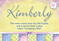 Kimberly Name, Origin, Meaning, And History